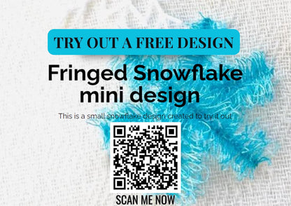 Rope Stitch Font with Fringed Tassel