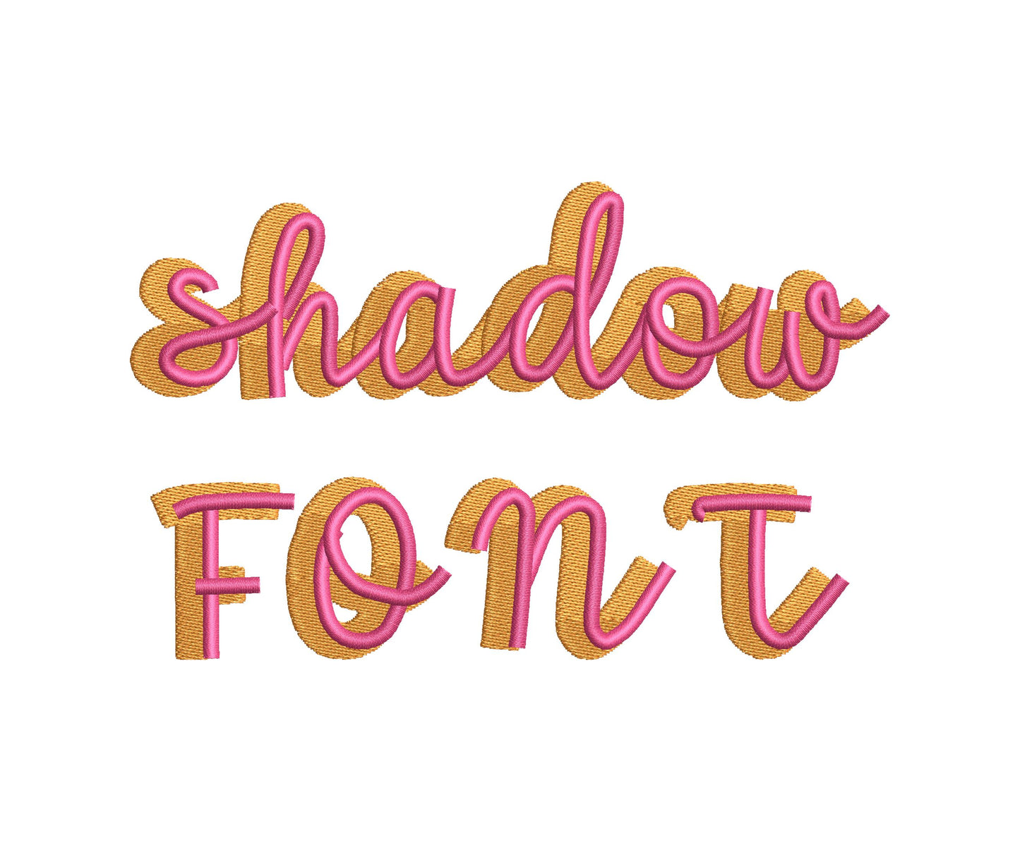 Handwritten Script Shadow Font Holly