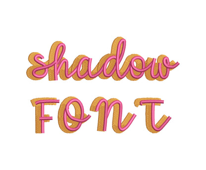 Handwritten Script Shadow Font Holly