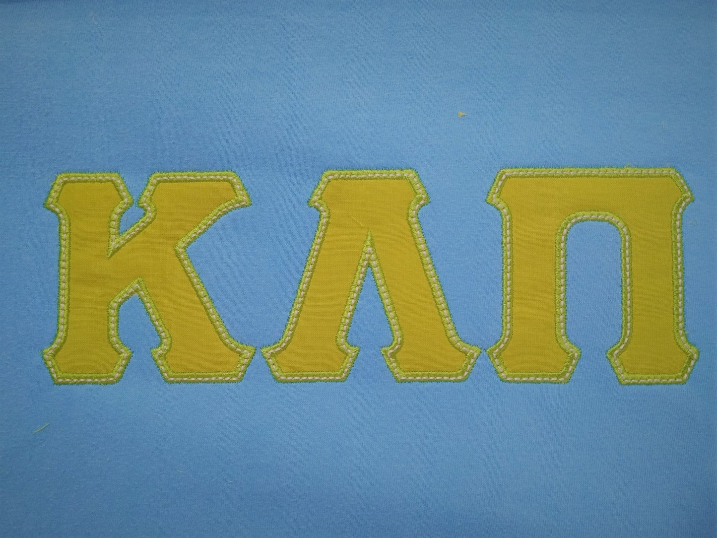 Sororities Greek Font Applique