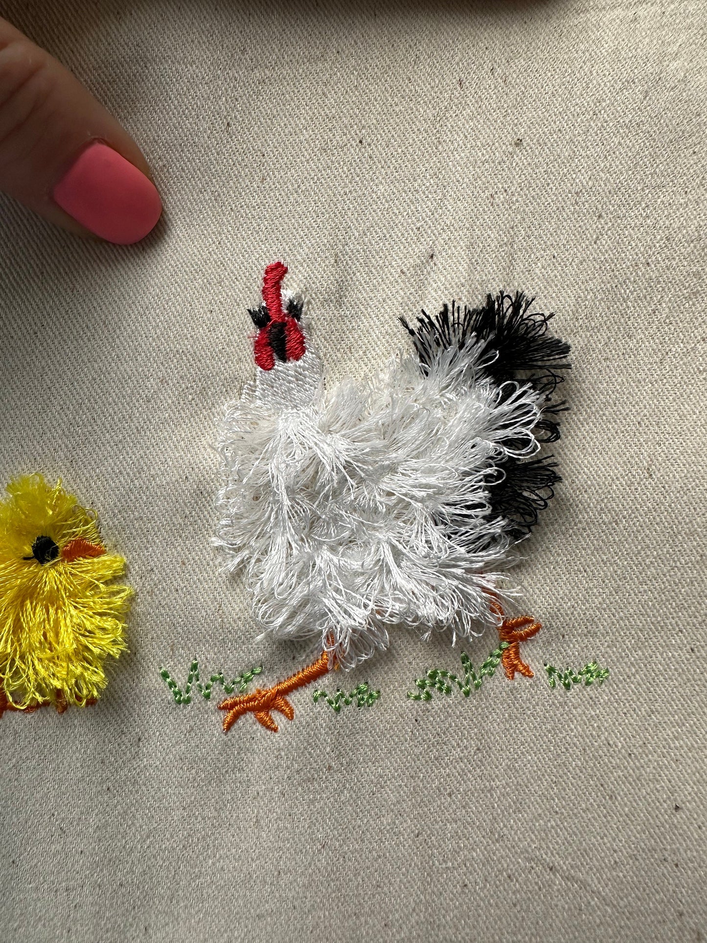 Running Fringed Chicken