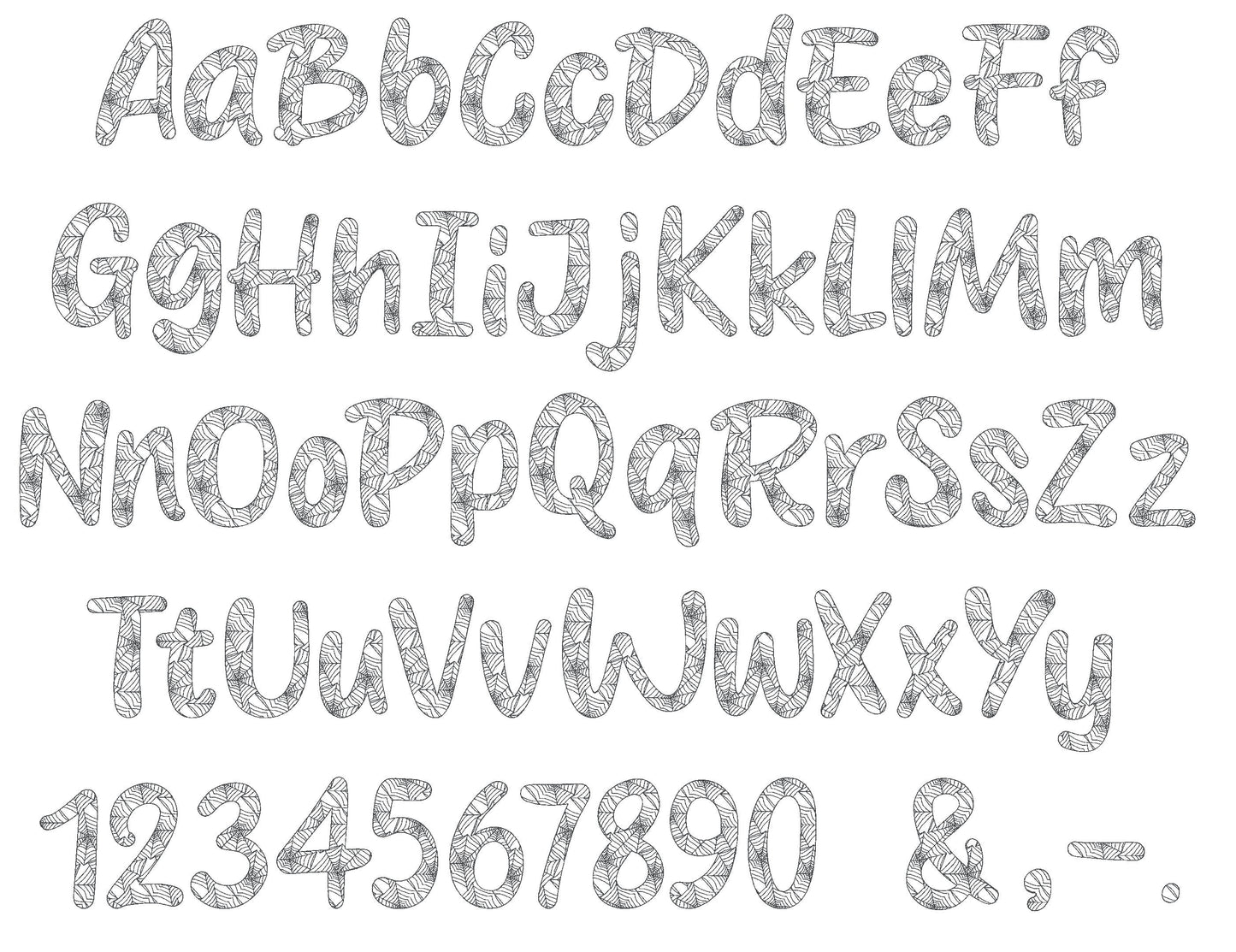 Spider Web Halloween Font