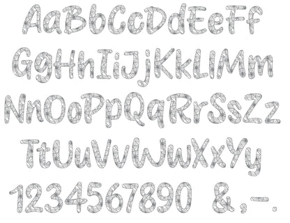Spider Web Halloween Font