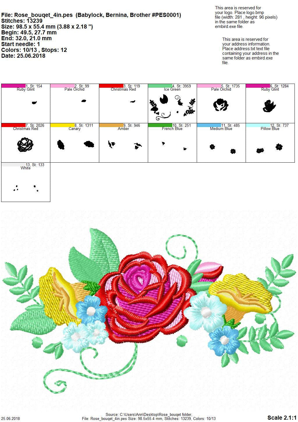 Shabby Chic Floral Rose Bouquet