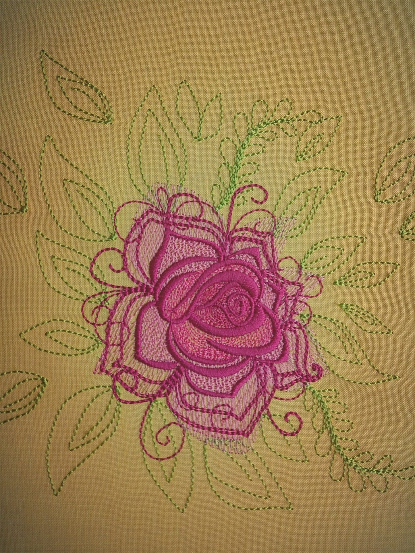 Swirl Shabby Chic Rose machine embroidery designs for embroidery hoops