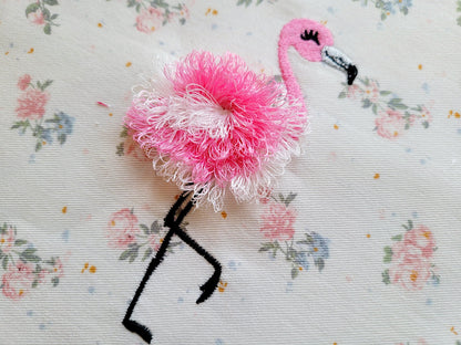 Small 2-Color Fringed Flamingo