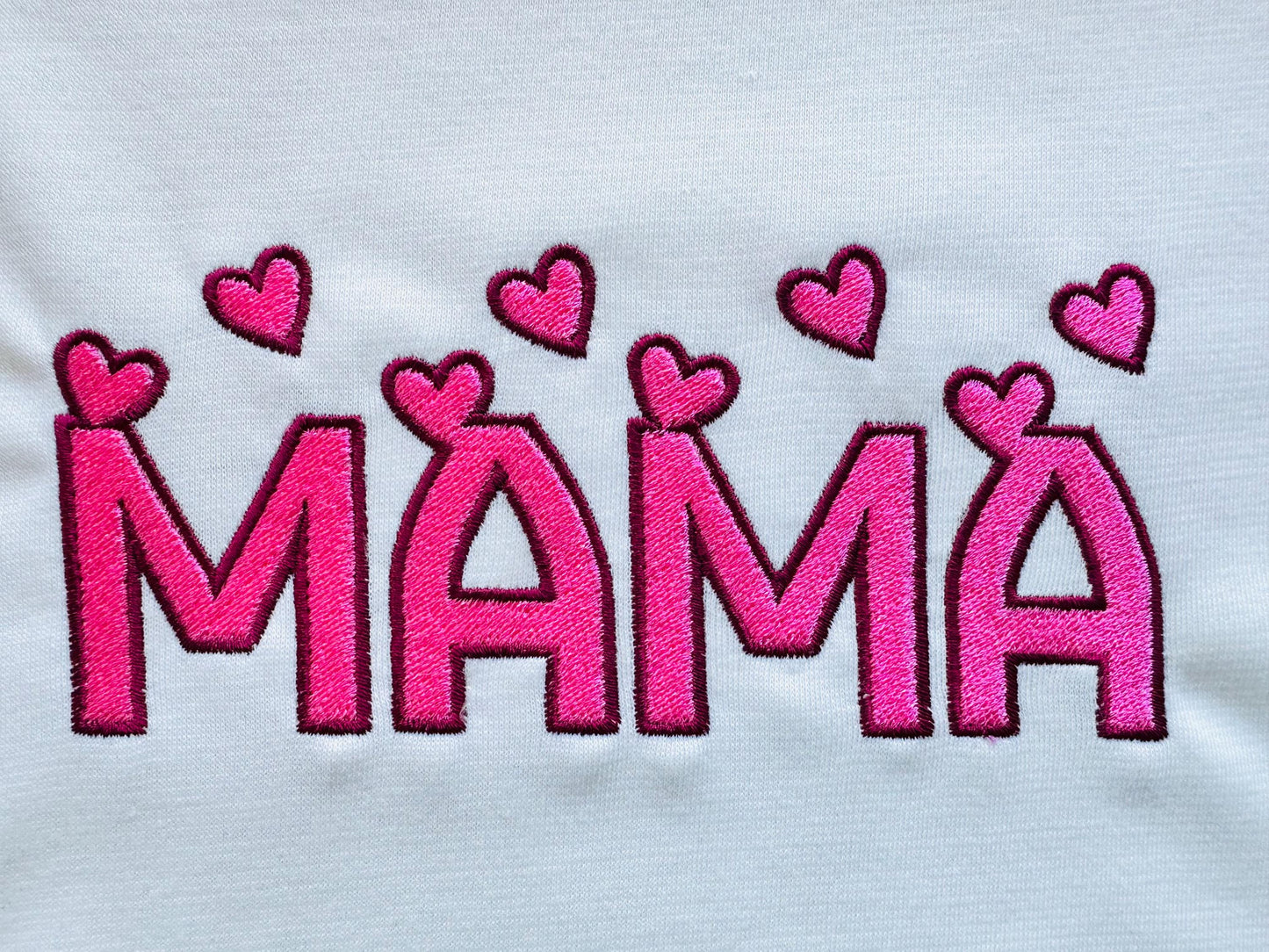 Heart Monogram FONT fill stitch and satin outline alphabet SET of 2