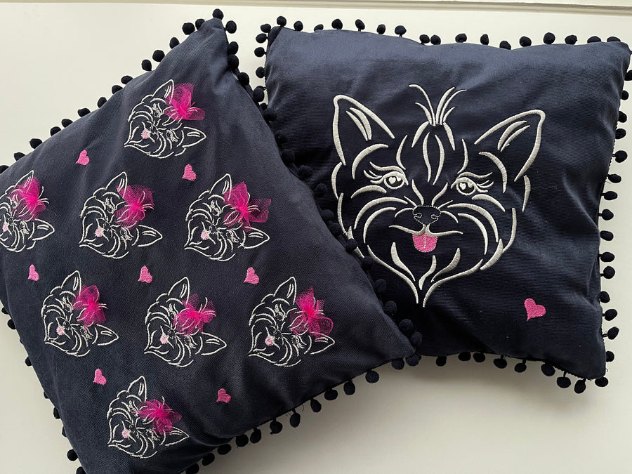 Chihuahua Dog pet little puppy machine embroidery designs in multiple