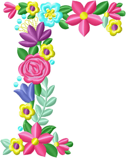 Fraternities Sororities Floral Greek Font