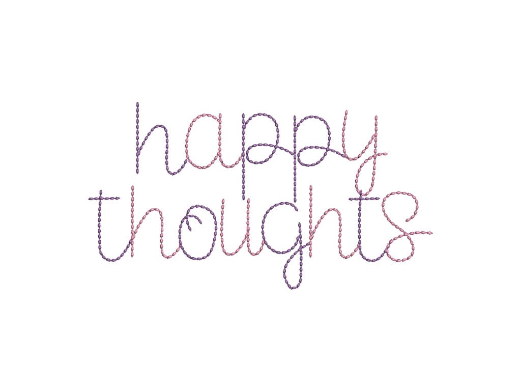 Must Have Hand Stitch Effect Font