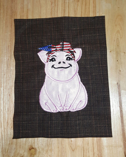 4th of July Patriotic Piggie