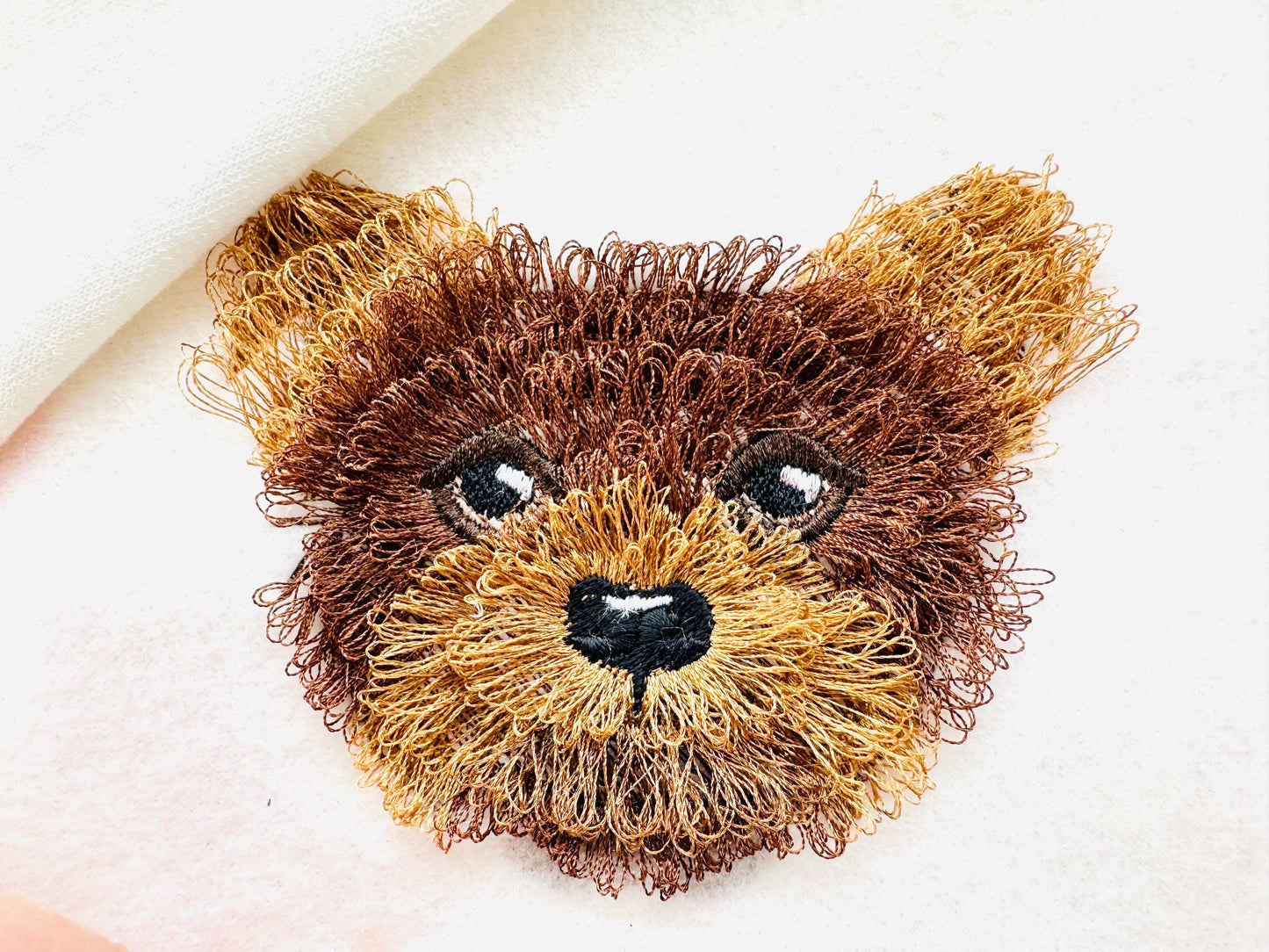 Fringed Little Dog Puppy Face