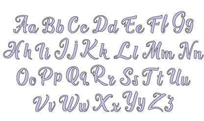 Raggedy Edge Applique Font Molly