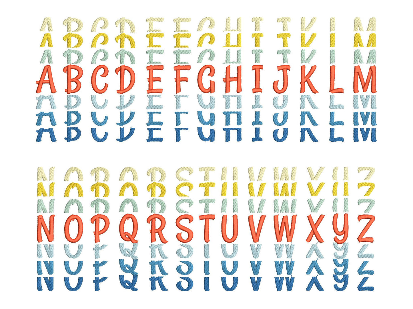 Fun Kids Stacked Font
