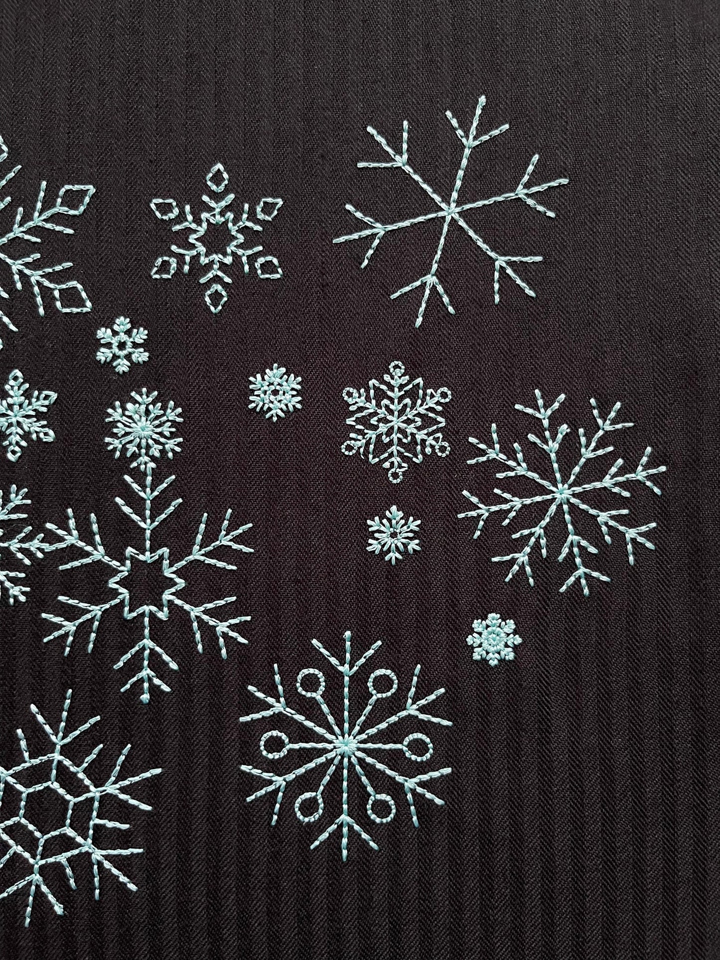 Micro Mini Single Snowflake Set of 16