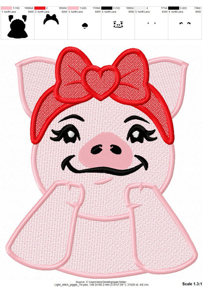 Adorable Piggy Piggie Pig Piglet