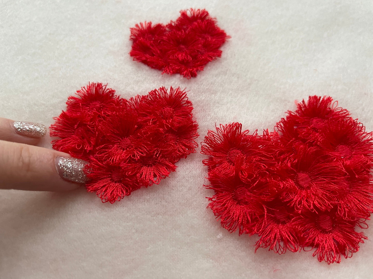 Extra Fringed Valentine Heart