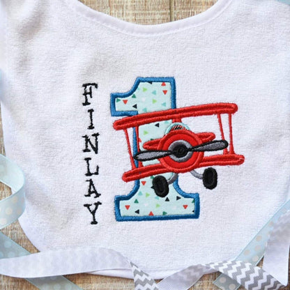 Airplane Birthday Numbers