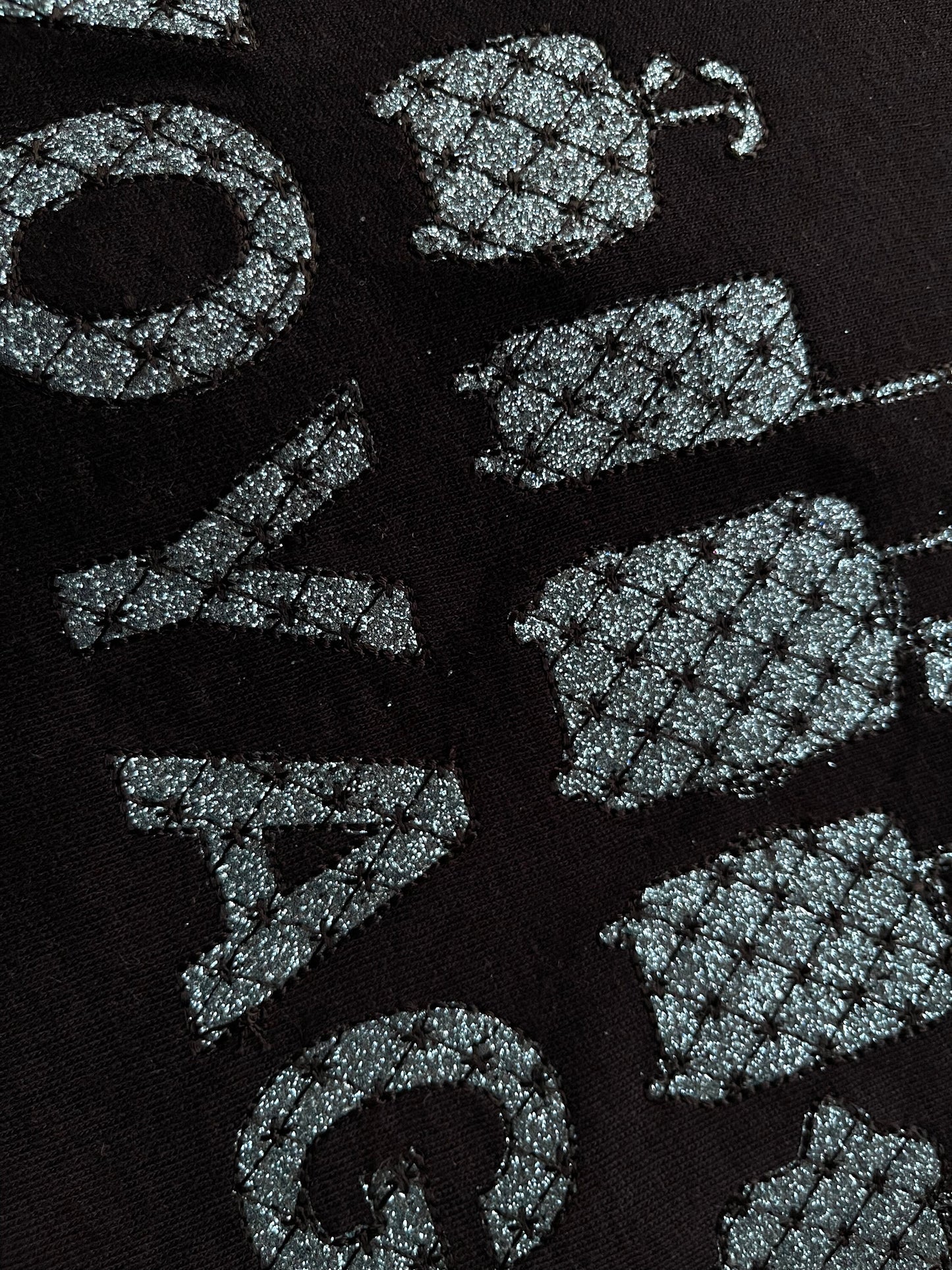 Brand Style Glitter HTV Vinyl Font