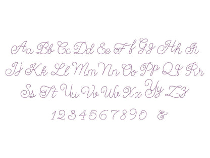 Quick Light Chain Stitch Script Handwritten Mini Font