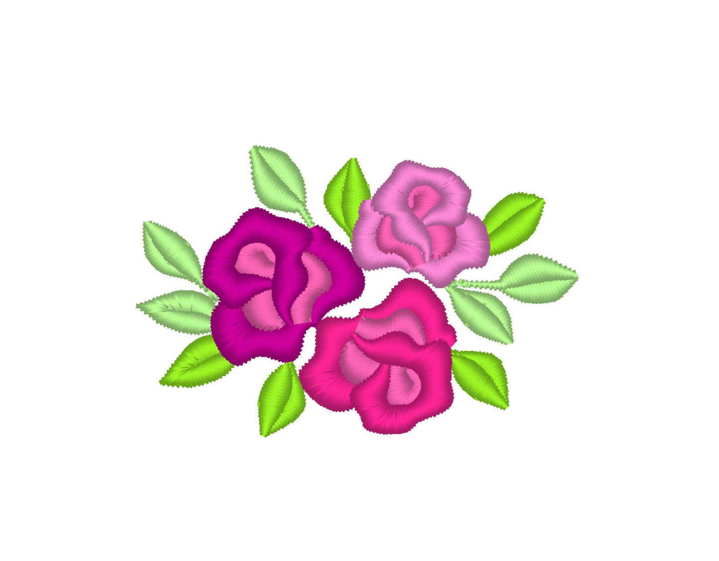 Accent Mini Rose Flower Big Set