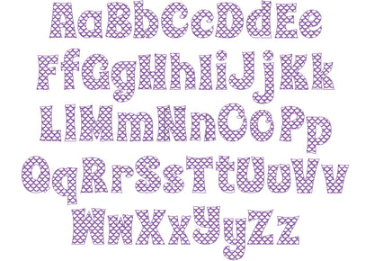 Scalloped Mermaid Font