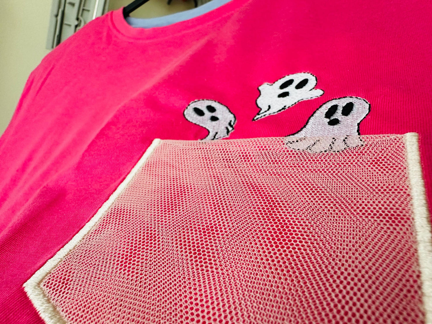 Halloween Spooky Ghost Pocket ITH
