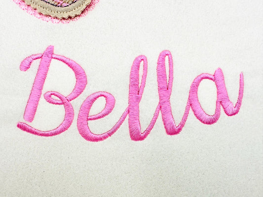 Satin Stitch Handwritten Font