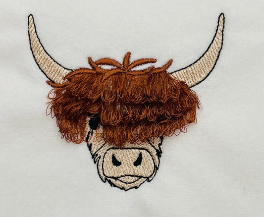 Fringed Highland Cow Scottish Breed