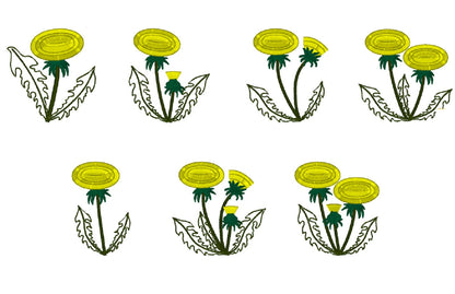 Mini Dandelion Set of 7