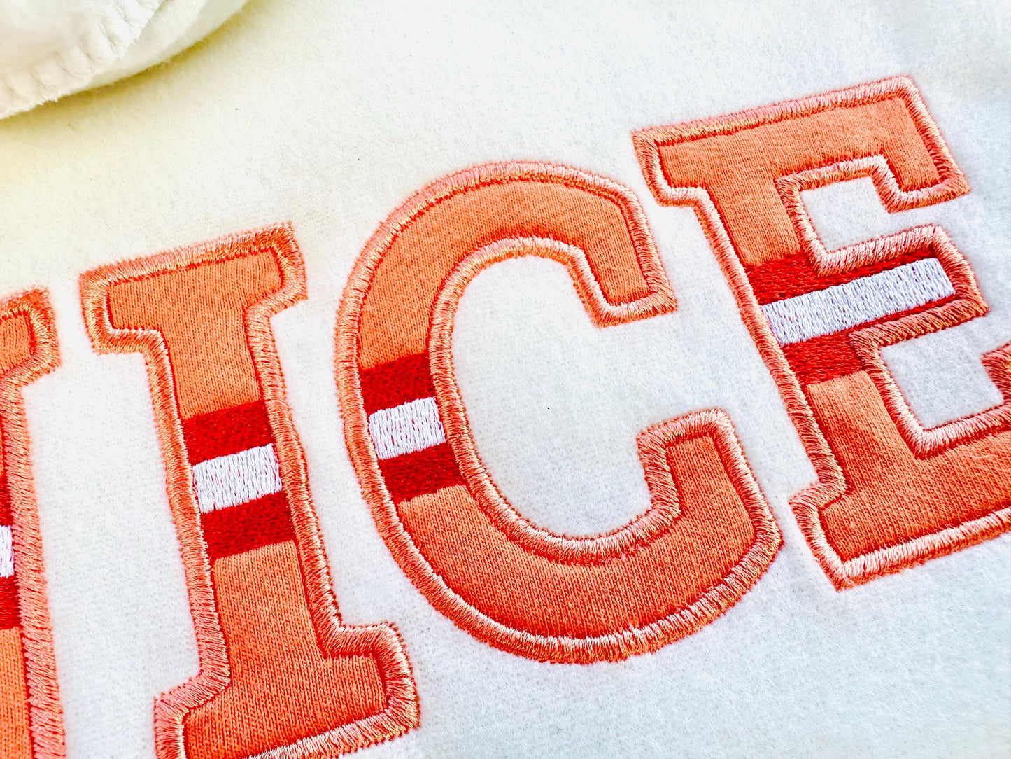 Striped FONT Applique Sports stripes alphabet monogram letters Block