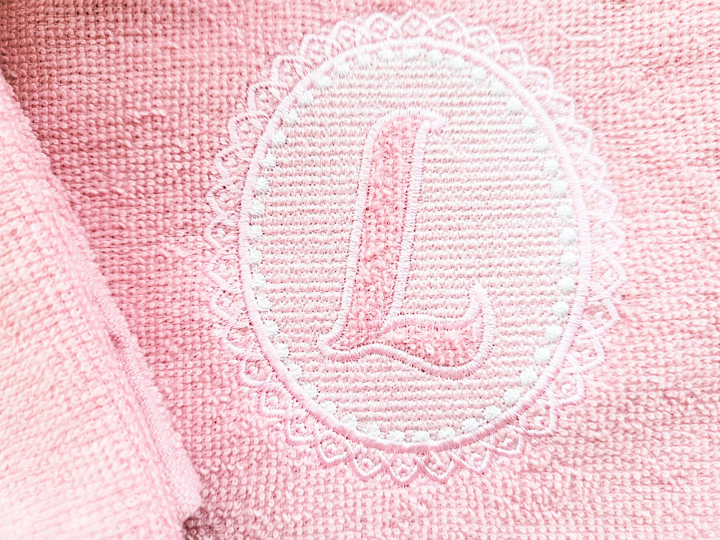 Embossed Lace Monogram Font