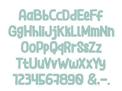 Light Stitch Kids Baby Font
