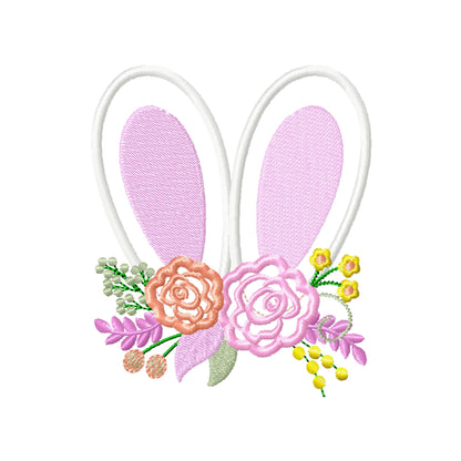 Floral Easter Bunny Ears