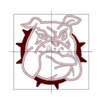 Bulldog with Spiked Collar