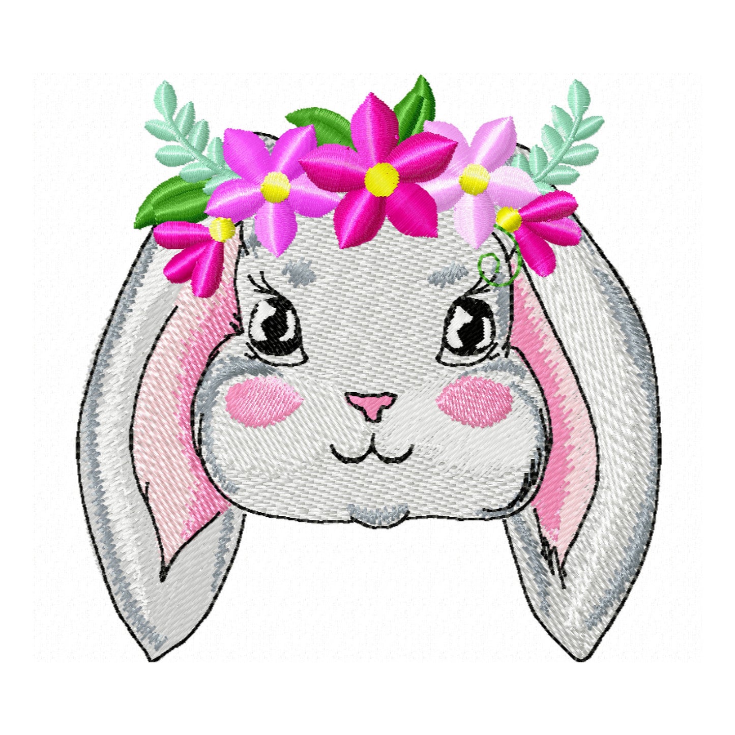 Floral Crown Bunny