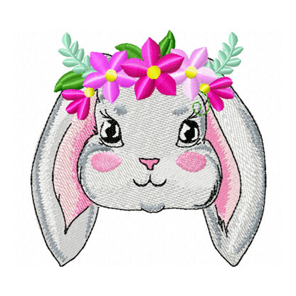 Floral Crown Bunny