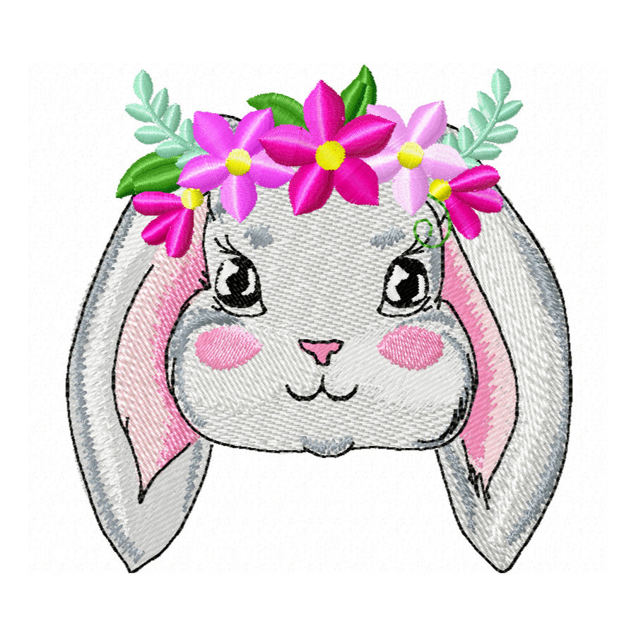 Floral Crown Bunny