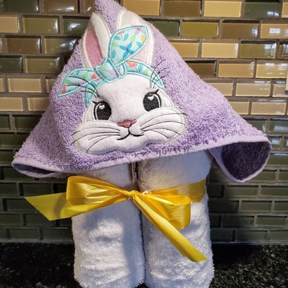 Easter Bunny with Bandanna Applique