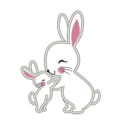 Mommy and Baby Bunnies