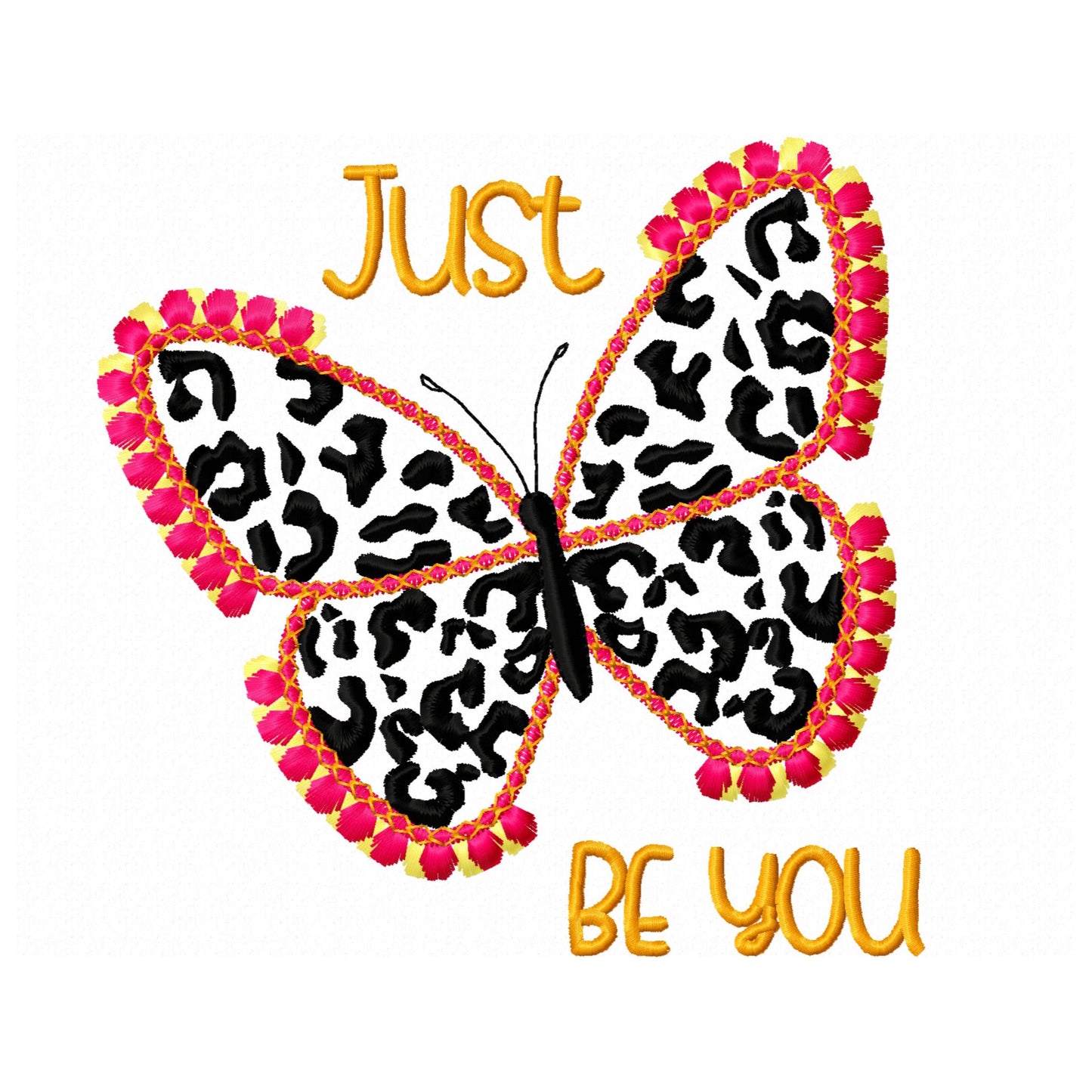 Retro Fringed Butterfly