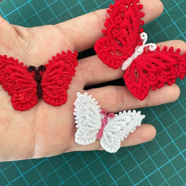 Butterfly Dimensional FSL – Baby machine embroidery design by Artapli