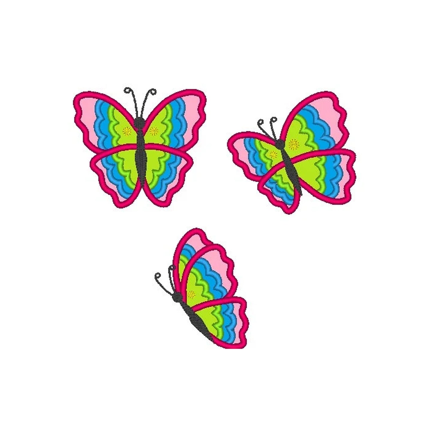 Flying Butterfly Set of 3