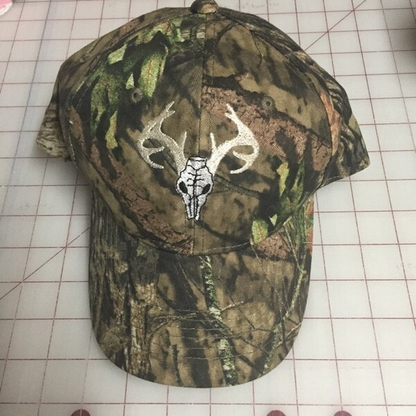 Buck Deer Skull Applique