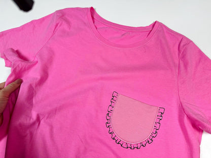 Genuine Girly Ruffle Pocket ITH