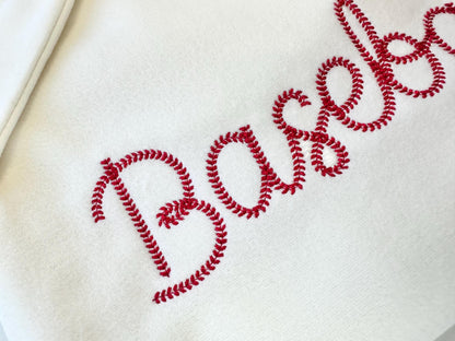 Baseball Stitch Handwritten Script Font