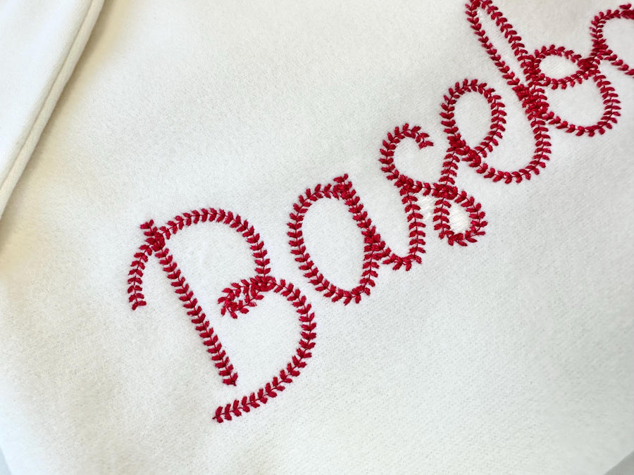 Baseball Stitch Handwritten Script Font