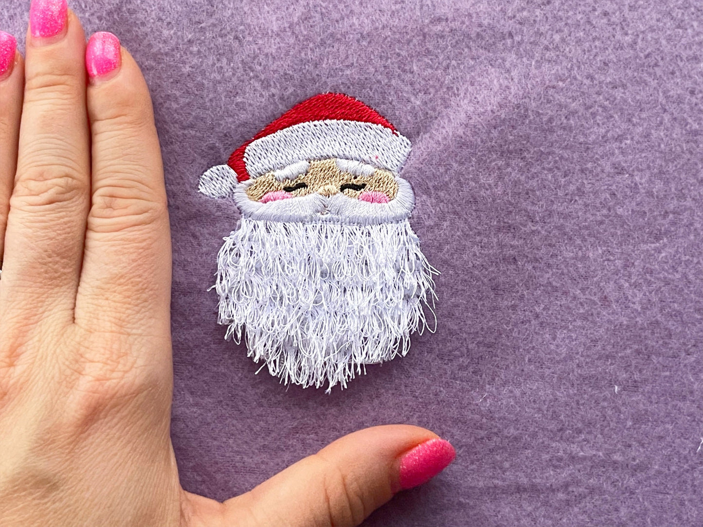 Mini Fringed Santa