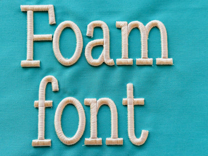 Puff Pyffy Foam Classy Regular Font