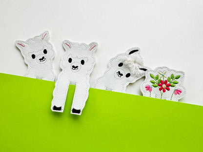 Peeking Llama Bookmark Set of 4